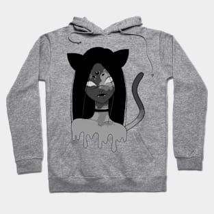 Black cat Hoodie